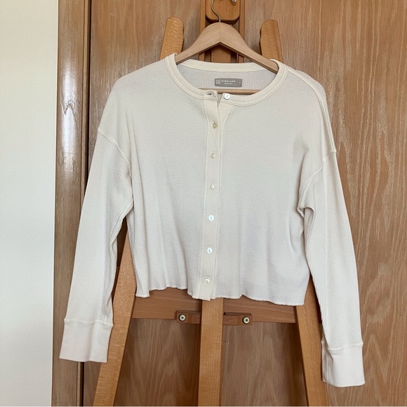 Everlane Tops - Everlane cream waffle knit top!